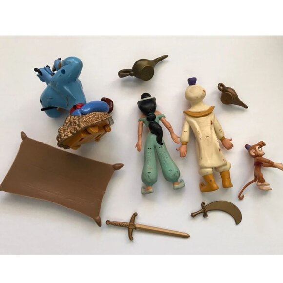 1990s Disney Aladdin Toys Lot - Picture 2 of 2
